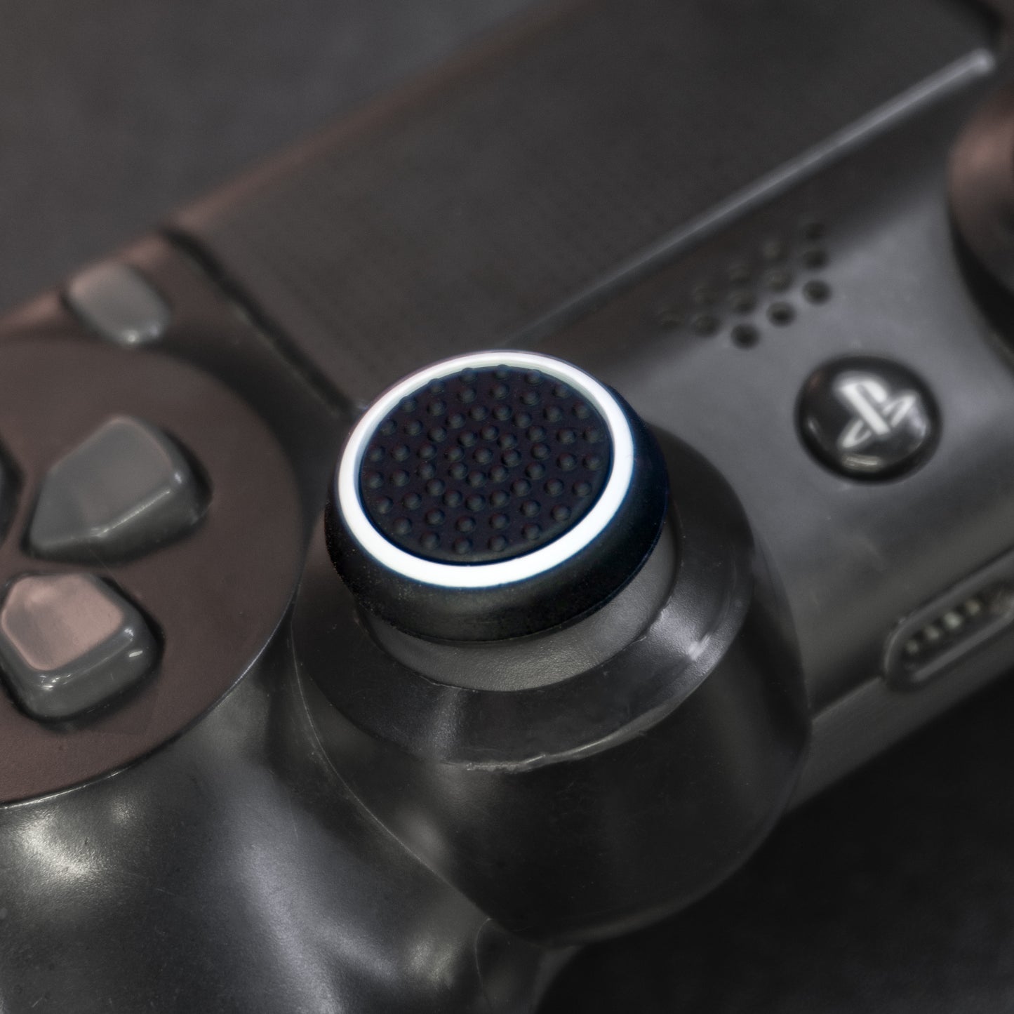Protector de joystick negro con blanco