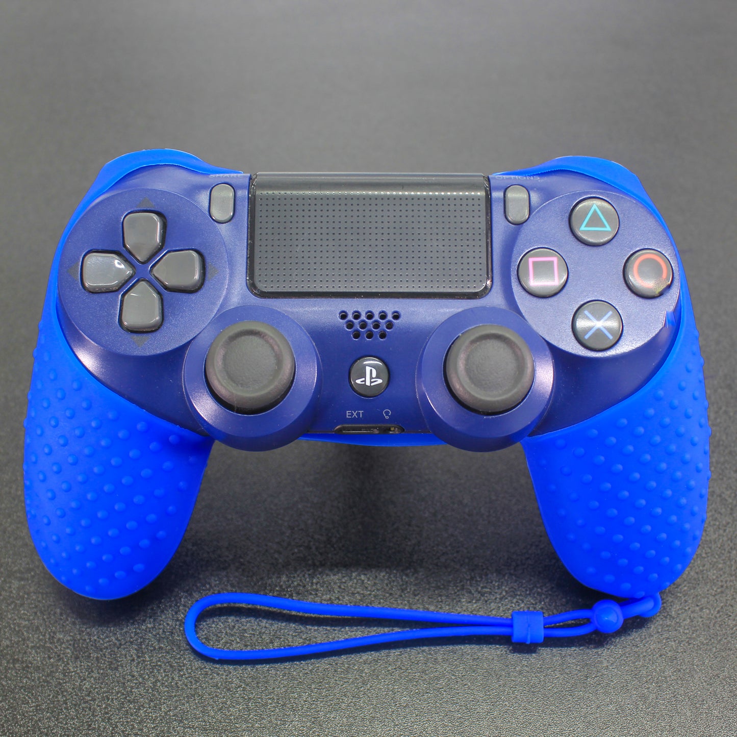 Cover de silicón azul para mando de PS4