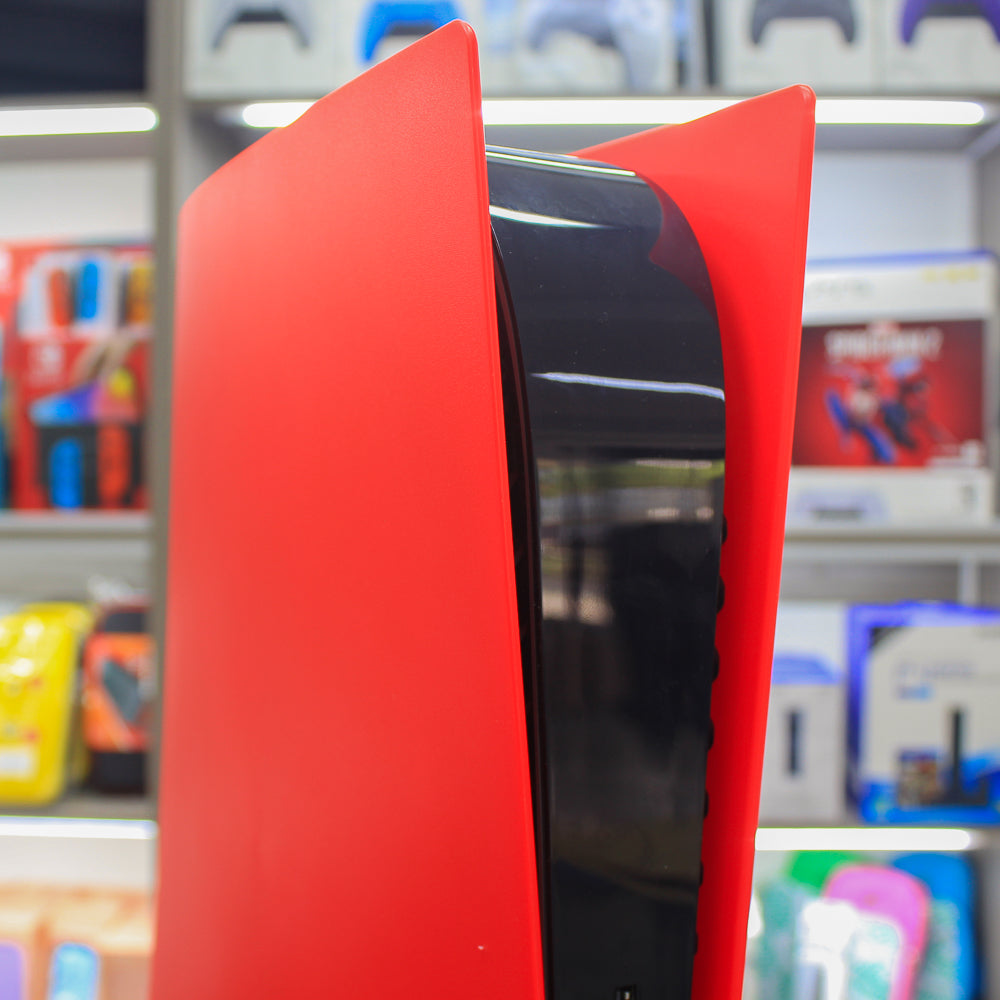 Tapas laterales de Playstation 5 Digital Rojo