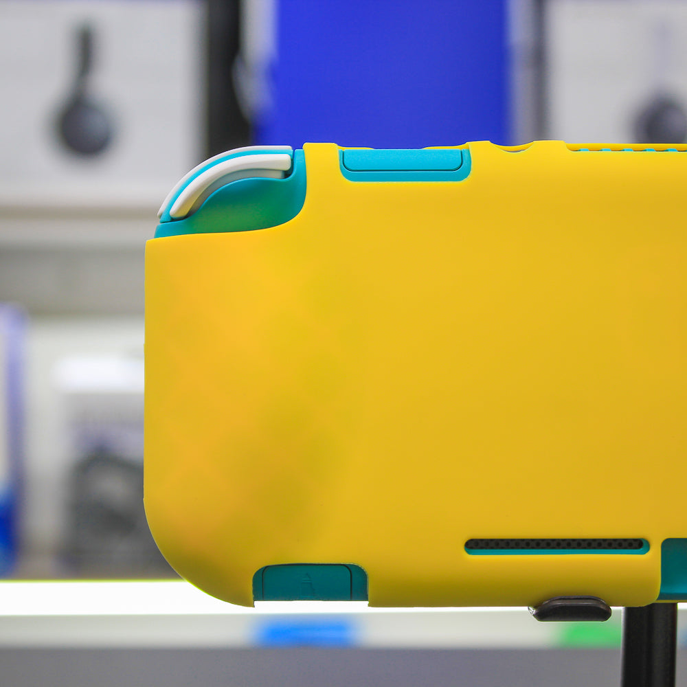 Cover de silicón amarillo para Nintendo Switch Lite