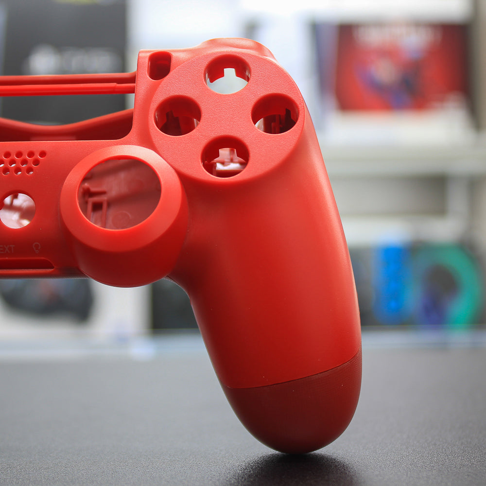 Carcasa roja para mandos V.4 de PS4