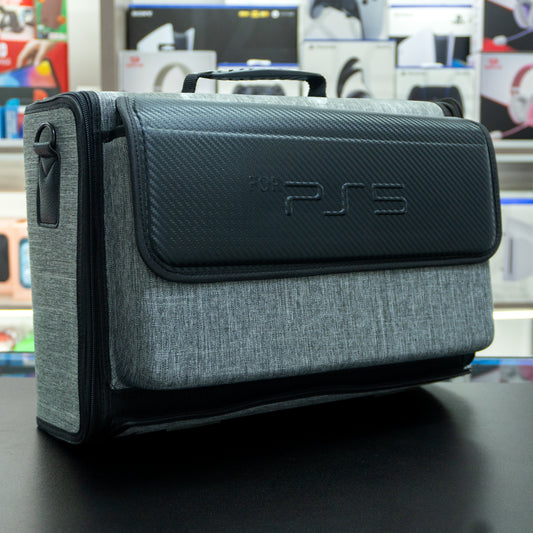 Maletín negro con gris para PS5 Fat