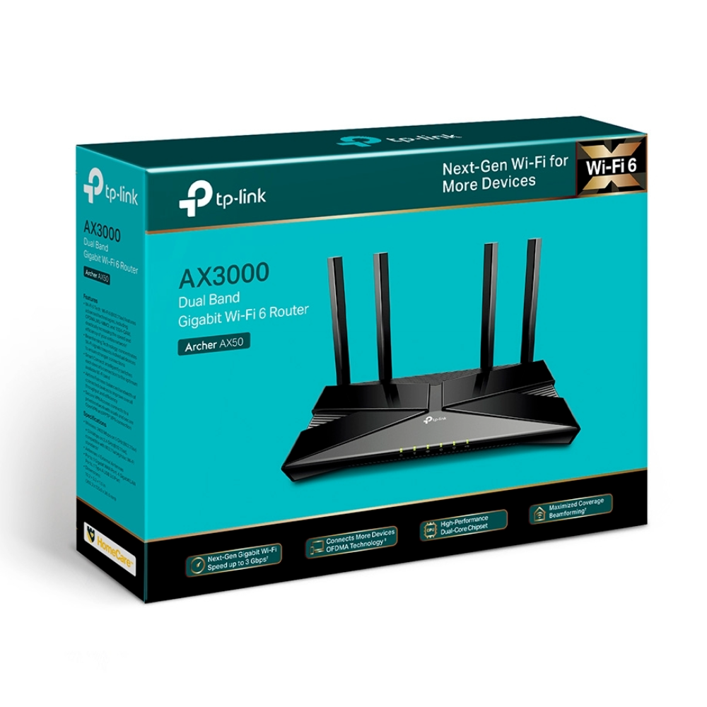 Router TP-Link Archer AX50 Gigabit Wi-Fi 6 Doble Banda