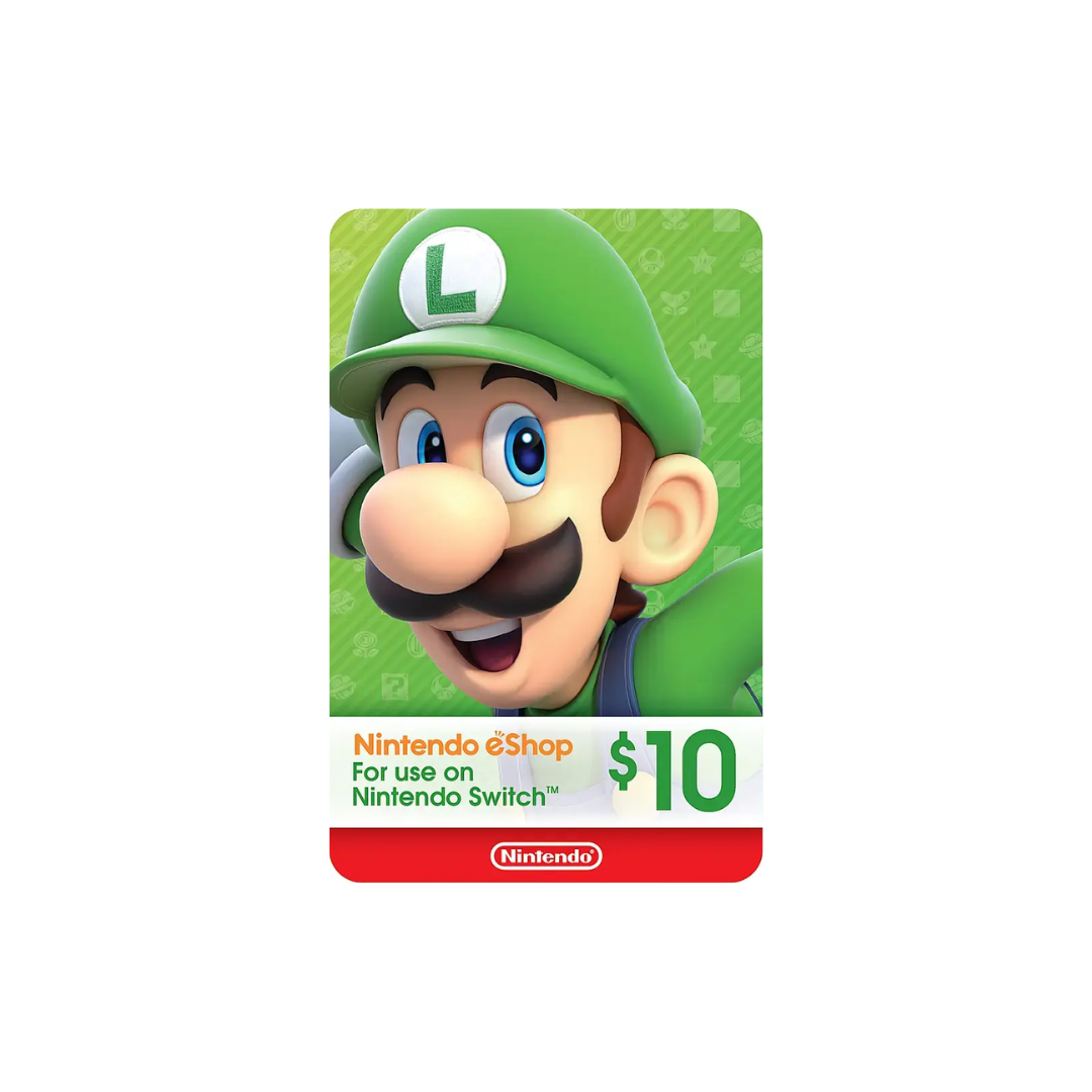 Tarjeta de regalo de $10 de Nintendo eShop [Digital - Región EEUU]