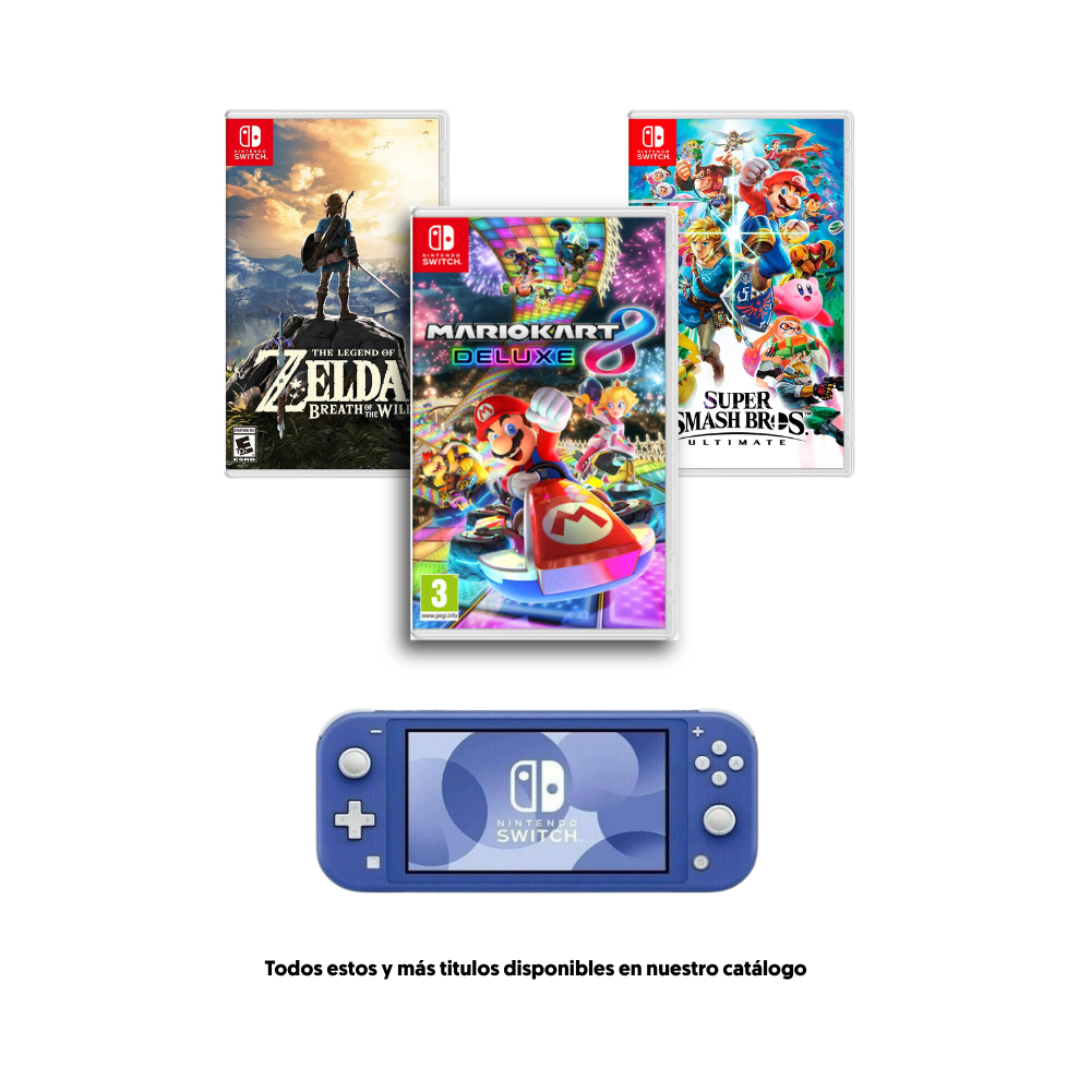 COMBO 2 - Nintendo Switch Lite USADA + Juego a elección