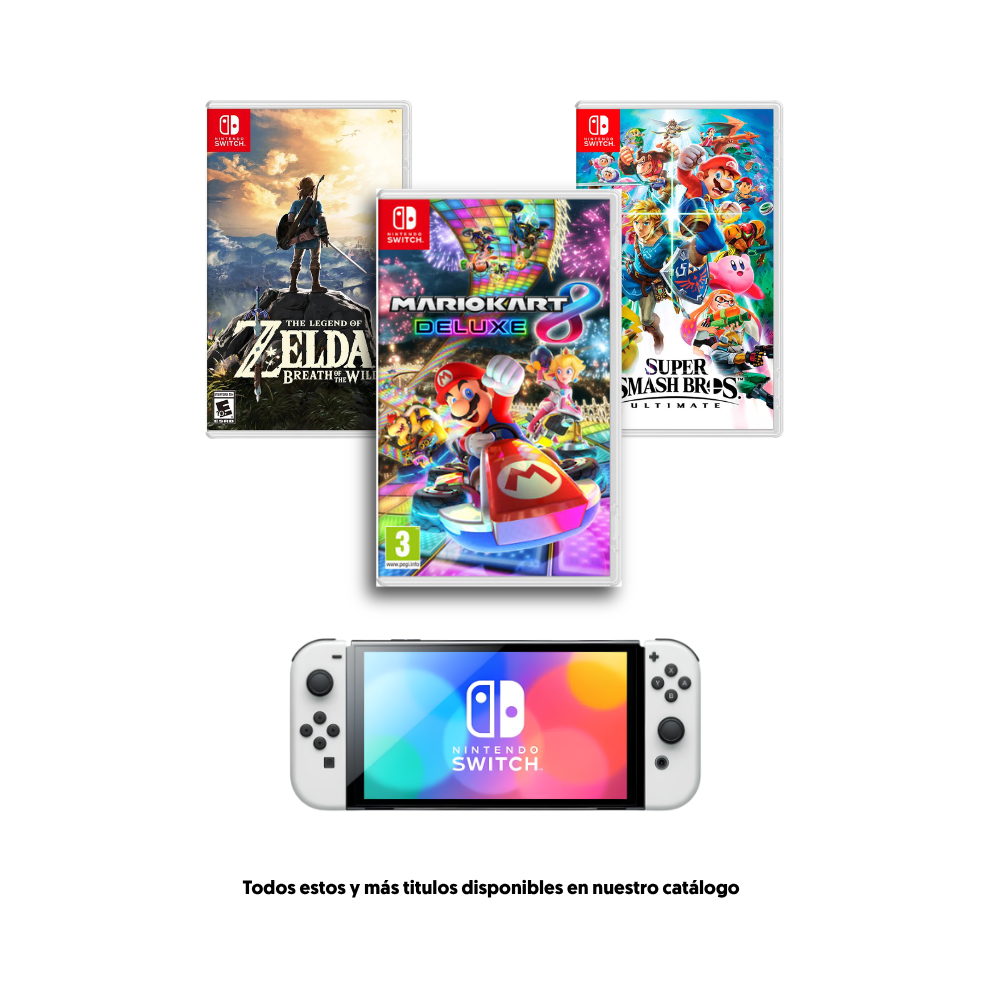 COMBO 2 - Nintendo Switch OLED USADA + Juego a elección